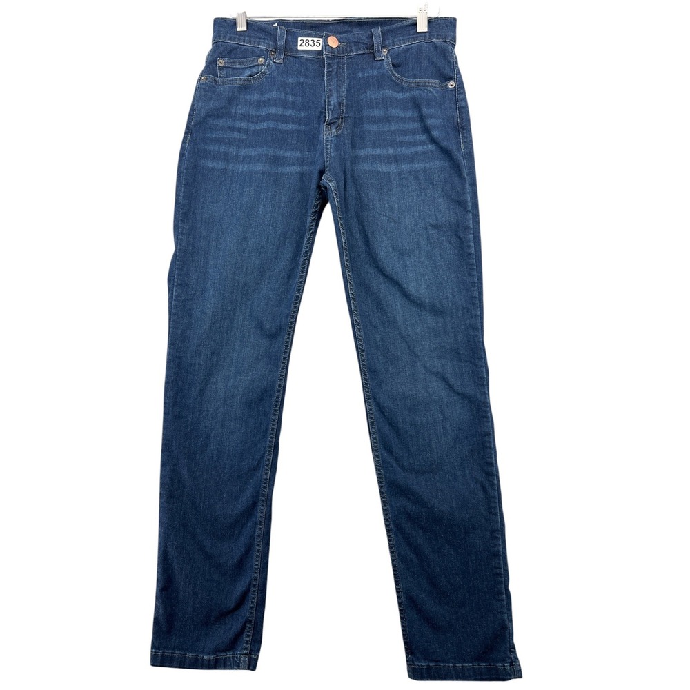 Mugsy Fultons Mens Jeans 32x32 Dark Wash Blue Stretch Denim FLX3NFU